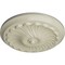 Ekena Millwork Flower Spiral Ceiling Medallion (Fits Canopies up to 2"), 12 1/4"OD x 2 1/4"P, Clear Yellow CM12FLCYF - alternate 6